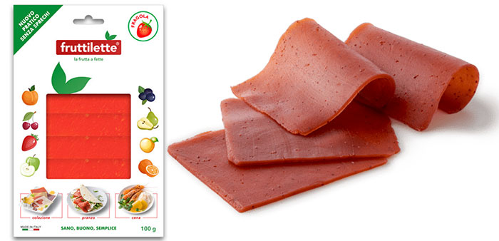 Fruttilette Fragola busta e 4 fette