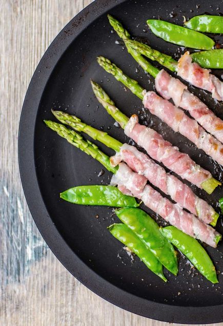 Fruttilette Fragola, asparagi, grana e basilico