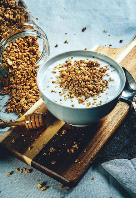 Ciotola jogurt cereali e Fruttilette Pera