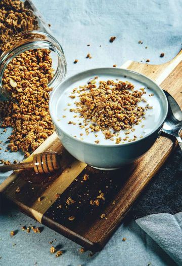 Ciotola jogurt cereali e Fruttilette Pera